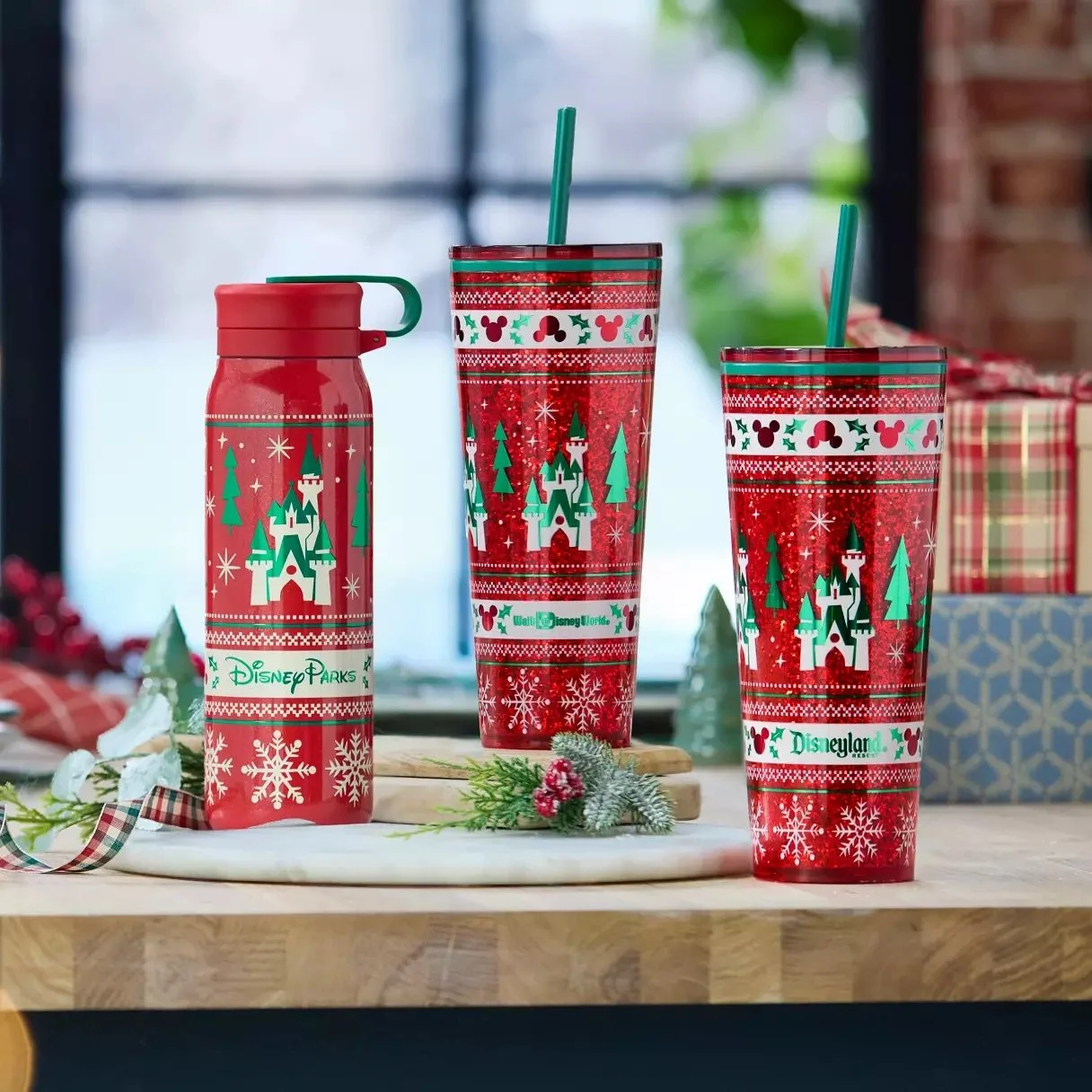 New Disney Parks Fair Isle Holiday Starbucks Collection on Disney